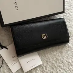 【限定価格】298 GUCCI グッチ マーモント 2つ折り 長財布