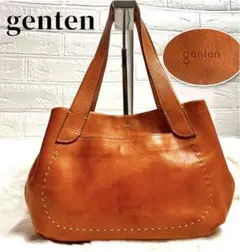 genten ゲンテン ソフィッチェ トスカレザー ハンドバッグ トートバッグ