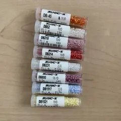 未使用　デリカビーズ　8色