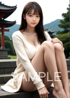 AI 美女 ポスター 水着 下着 美人 可愛い お尻 美脚 巨乳 c081617