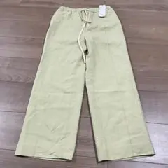 BABYLONE ピンタックセミワイドパンツ　38