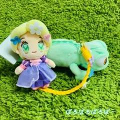 Disney - ラプンツェル Tiny ぬいぐるみキーチェーン  パスカル ポーチ 新品 ラプンツェル Tiny ぬいぐるみキーチェーン パスカル ポーチ 新品