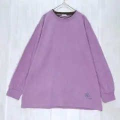 レイシエスタ　クルーネックスウェット　パープル　LL