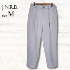 ジェイエヌアールディー J.N.R.D. センタープレススラックス ベージュ M