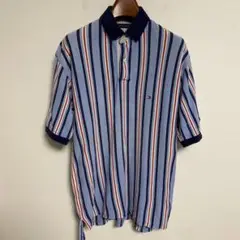 Tommy Hilfiger トミーヒルフィガー ストライプ ポロシャツ L相当