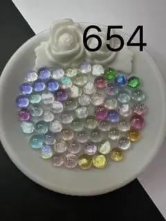654ガラスナギット　ダイクロmix