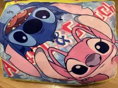 スティッチ 超ドでかっ！もちもちクッション/約65cm x 35cm