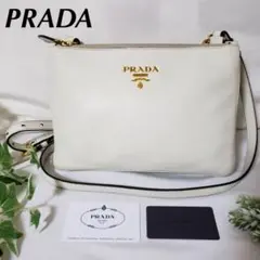 美品 PRADA プラダ ショルダーバッグ レザー VITELLO PHENIX