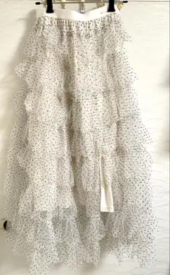 【美品】chico フレアロングスカート