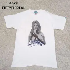 【希少】anvil アンビル　ヴィンテージ　Tシャツ　USA製　バックロゴ