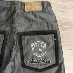 WEST WEAR B-BOY WestSide ワイドレッグデニム グレー
