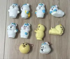 【値下げ】んぽちゃむフレンズ　コンプ　きみまろ　ガチャガチャ ミニスクイーズ