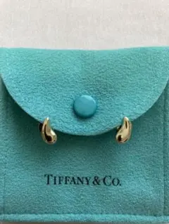 ティファニー Tiffany ティアドロップピアス 18YG