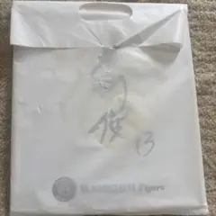 阪神タイガース　岩崎優　サイン色紙　阪神百貨店公式品　背番号13