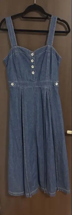 Wcloset デニムロングワンピース FREEサイズ