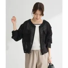 お値下げ中新品chocol raffine ブラックカーディガン