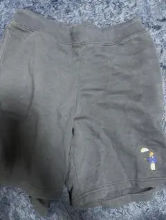 hish era vec ネイビー　スウェットハーフパンツ