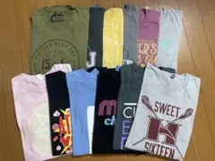 レディース、メンズ ミックス 12枚　まとめ売り　Lサイズ　Tシャツ　海外古着