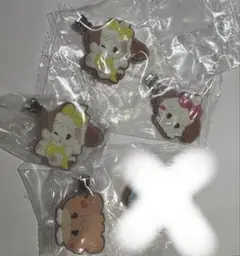mikko フロッキーヘアクリップ 4点セット スフレ ラテ
