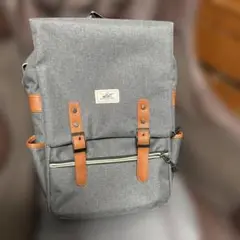 WO WANG グレー リュック・バックパック