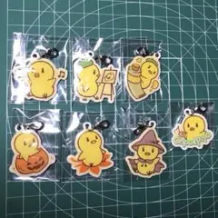 【7点セット】 ピヨちゃん　うたプリ　マスコットキャラクター　メタル　チャーム