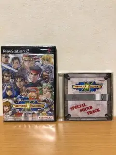【新品未開封】PS2「ナムコ クロス カプコン」 (サントラCDのみ開封済み)