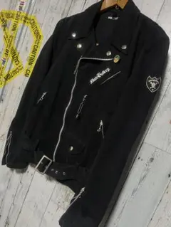 極名作 RUDE GALLERY ダブルライダース スカル ワッペン付き y2k