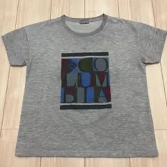 Columbia コロンビア　グレー　ロゴプリント　Tシャツ