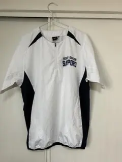 北海学園札幌高校 半袖 シャカシャカ 高校野球応援グッズ ZETT 半袖ジップ