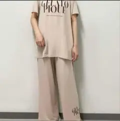 ジェラートピケ COOLレーヨン　Tシャツ　パンツセット