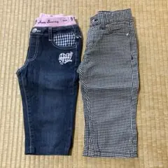 膝丈パンツ　２枚