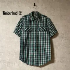 Timberland ティンバーランド ワンポイントロゴ チェックシャツ 半袖