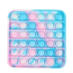 迷彩004)プッシュポップ バブル 四角 迷彩 スクイーズ 知育玩具