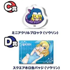 戦国乙女 ソウリン 缶バッジ アクリルブロック ぱちくじ