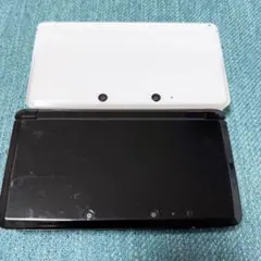 ジャンク　3DS 本体　2台セット　ブラック・ホワイト