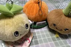 おっ玉葱　ぬいぐるみマスコット　3点セット