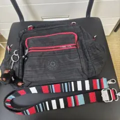 キプリング2wayショルダーバッグ　ブラック