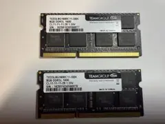 TEAMGROUP 8GB DDR3L 1600 メモリー
