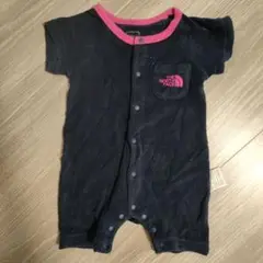 【B品】ノースフェイス　前開きロンパース　70