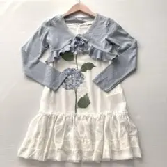 モナリザ　ボレロ　ワンピース　セットアップ　あじさい　140