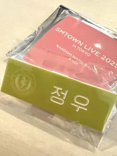 smtown live 2025 nct 127ジョンウ　ランダム　ネームバッジ