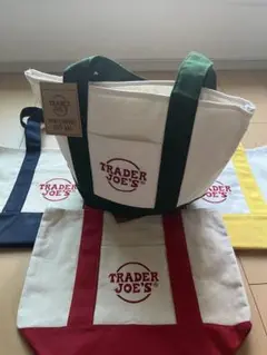 新品TRADER JOE'S ミニトートバッグ４枚セット
