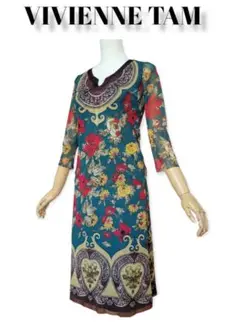 【希少】VIVIENNE TAM パワーネット 花柄 スカート セットアップ