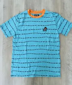 ビラボン　ストライプ柄Tシャツ Ｌ