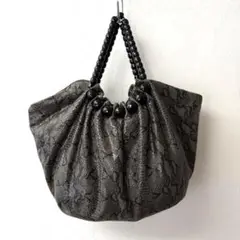 y2k 00s archive パイソン柄 バッグ