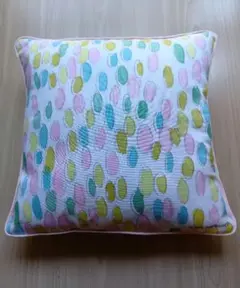 ☆両面 jellybeans大☆ロゴ入り♪パイピングクッションカバー♪