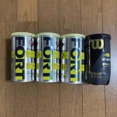 DUNLOP & Wilson 硬式テニスボール2球入4缶