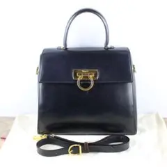 Salvatore Ferragamoフェラガモレザー2wayショルダーバッグ