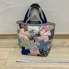 048 パッチワークバッグ ハンドメイド