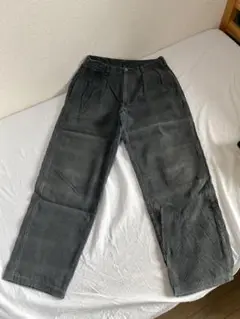 Twickers コーデュロイ ワイドパンツ グリーン